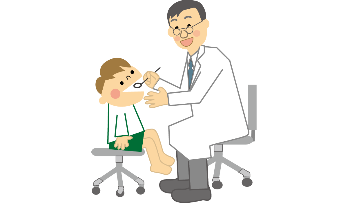 東大阪市布瀬地区の学校歯科検診の様子